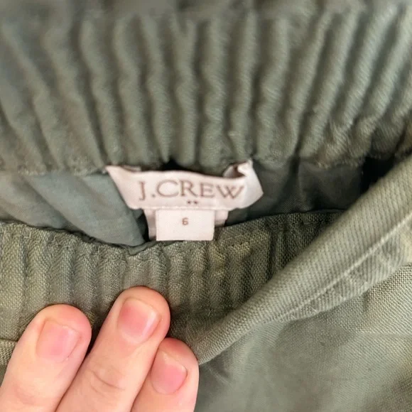 J. Crew Green Skirt - Size 6 - Picture 3 of 3